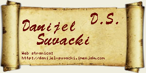 Danijel Šuvački vizit kartica